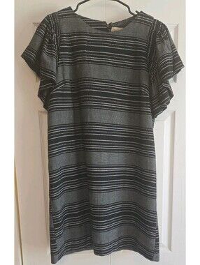 Msrp $148 Nwt Moon River Anthropologie denmark Dress flutter Sleeve Stripes SP